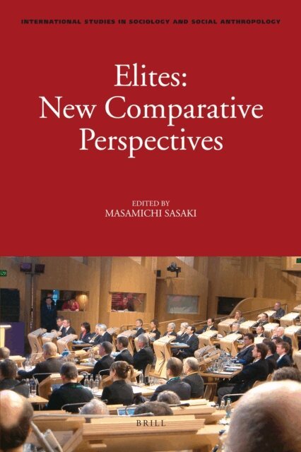 Masamichi Sasaki - Elites: New Comparative Perspectives, E-bok