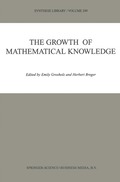 Growth of Mathematical Knowledge