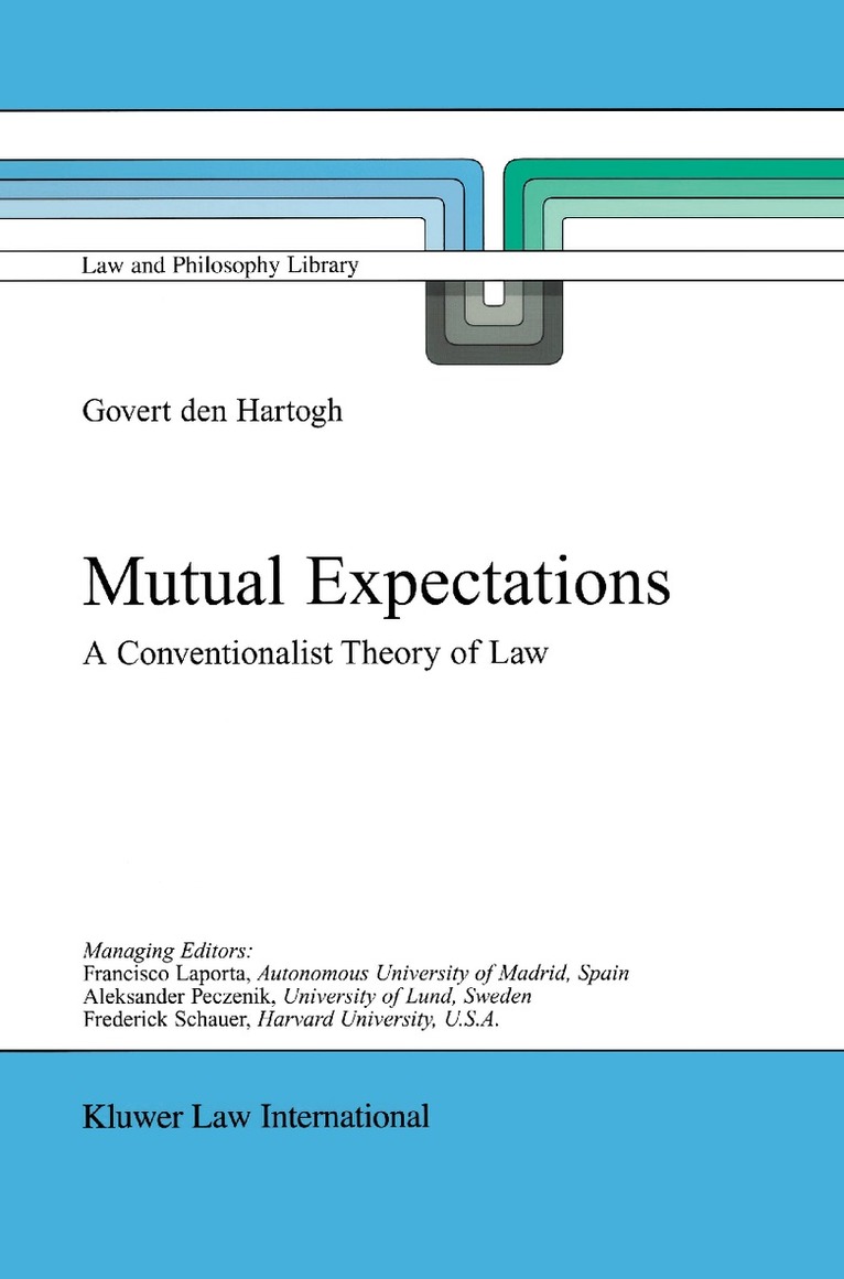 Govert Hartogh - Mutual Expectations, Häftad. Tillgänglighet: Lägg i varukorg