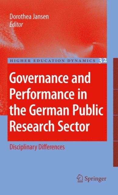 Dorothea Jansen - Governance and Performance in the German Public Research Sector, E-bok