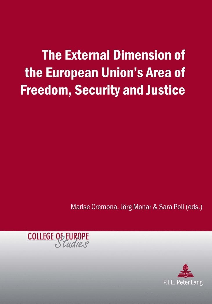 Cremona-M, Marise Cremona, Sara Poli - External Dimension of the European Union’s Area of Freedom, Security and Justice, Häftad