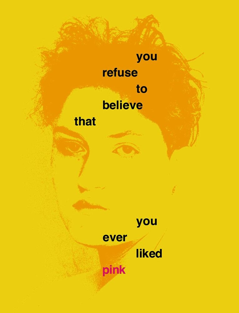 Dena Elisabeth Eber - You Refuse to Believe that You Ever Liked Pink, Inbunden
