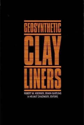 Erwin Gartung, Robert M. Koerner, Helmut Zanzinger - Geosynthetic Clay Liners, Inbunden. Tillgänglighet: Lägg i varukorg