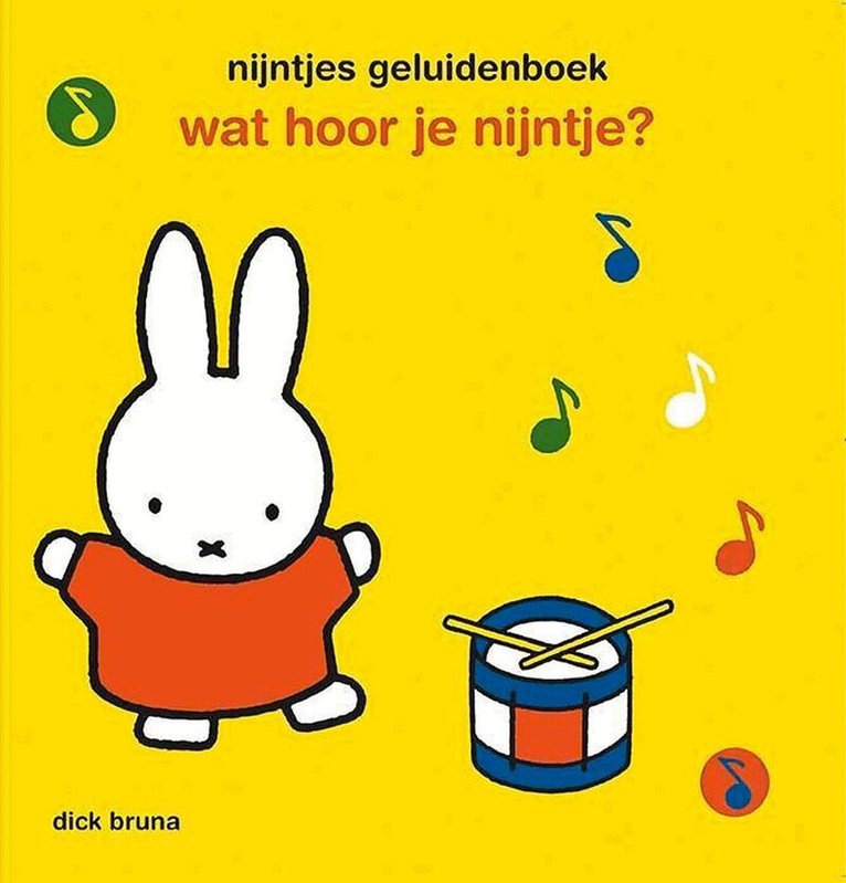 Dick Bruna - Vad hör du Miffy? Miffy ljudbok (Nederländska), Inbunden