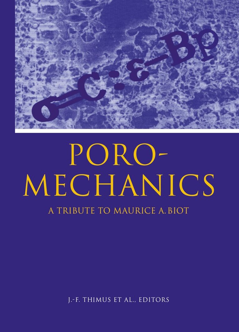 J.F. Thimus, et al - Poromechanics, Inbunden