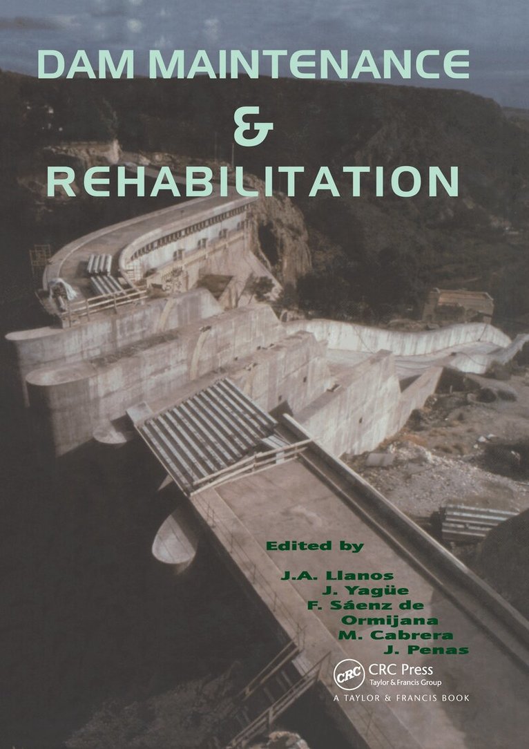 J.A. Llanos, J. Yague, F. Sanz de Ormijana, M. Cabrera, J. Penas - Dam Maintenance and Rehabilitation, Inbunden