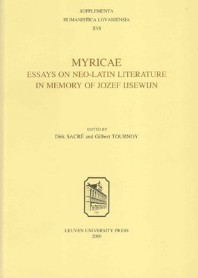 Dirk Sacré, Gilbert Tournoy - Myricae, Häftad. Tillgänglighet: Tillfälligt slut