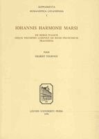 Gilbert Tournoy - Iohannis Harmonii Marsi, Häftad. Tillgänglighet: Tillfälligt slut