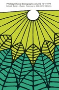 Photosynthesis Bibliography Volume 10/1 1979