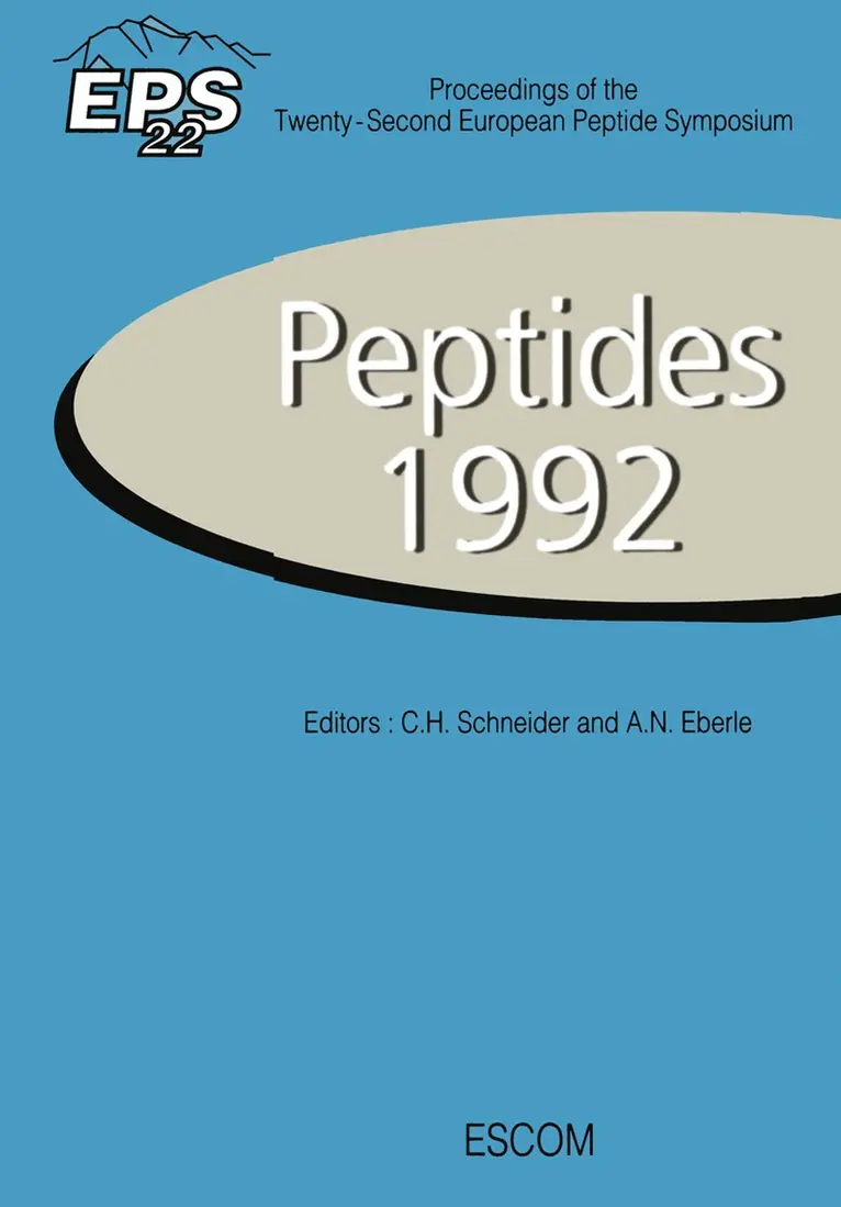 C.H. Schneider, A.N. Eberle - Peptides 1992, Inbunden. Tillgänglighet: Lägg i varukorg