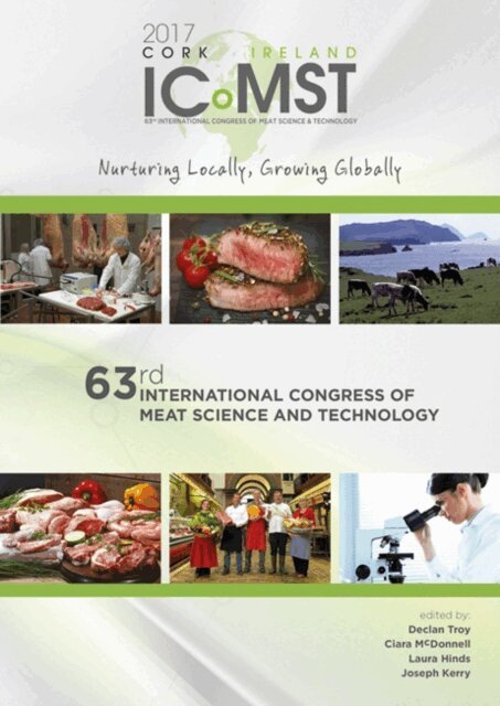 Joseph Kerry, Laura Hinds, Ciara McDonnell, Declan Troy - 63rd International Congress of Meat Science and Technology, E-bok