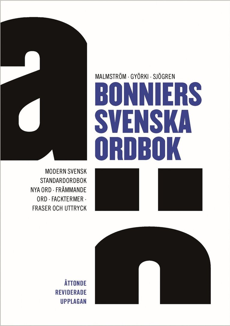 Iréne Györki, Peter A. Sjögren - Bonniers svenska ordbok, Kartonnage