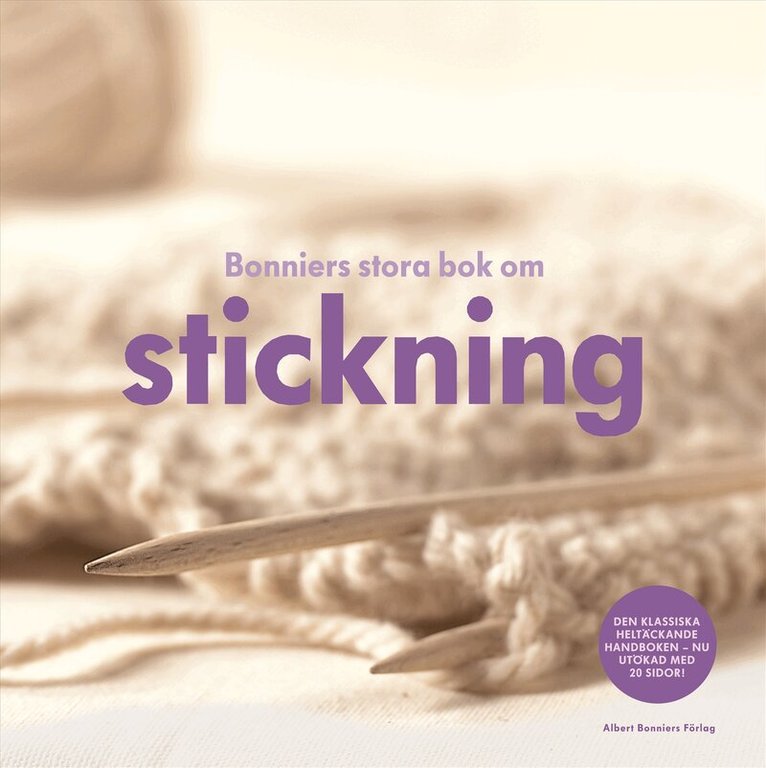 Bonniers stora bok om stickning, Inbunden