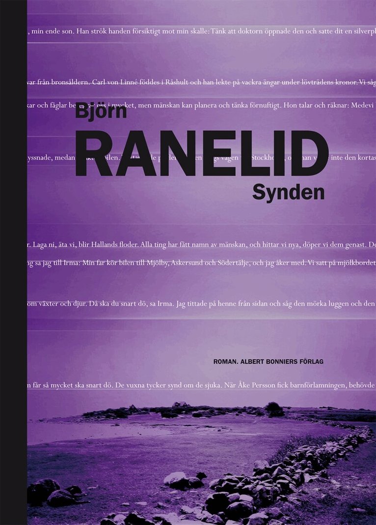 Björn Ranelid - Synden, Kartonnage