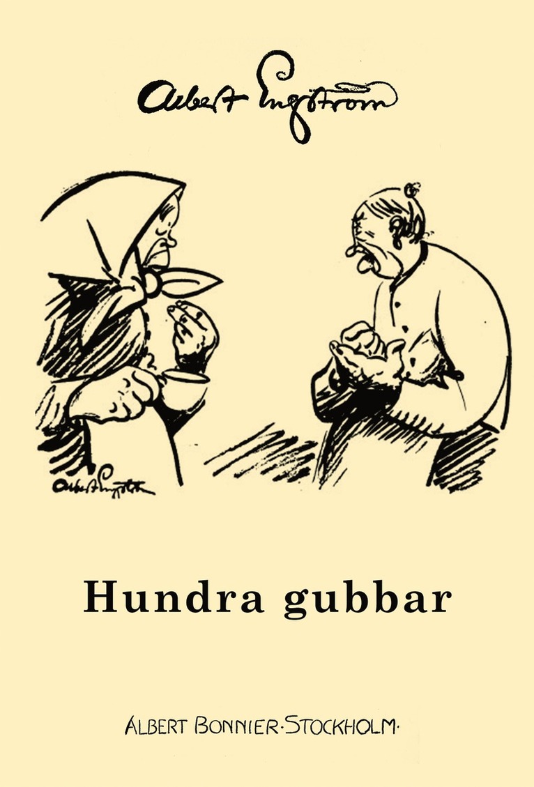 Albert Engström - Hundra gubbar, E-bok