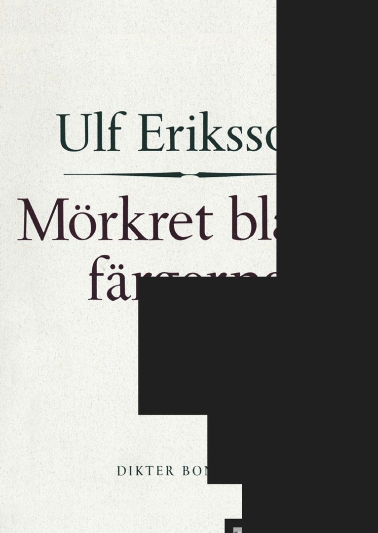 Ulf Eriksson - Mörkret bland färgerna, E-bok