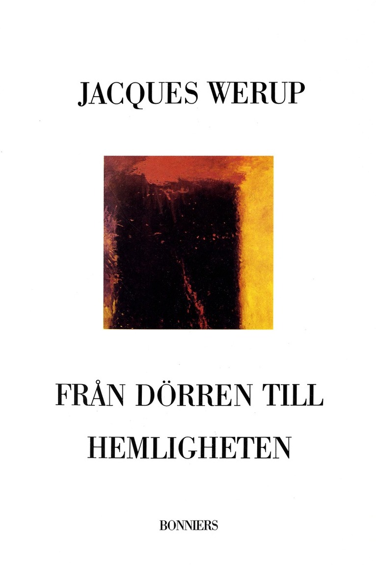 Jacques Werup - Från dörren till hemligheten, E-bok