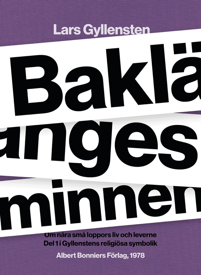 Lars Gyllensten - Baklängesminnen, E-bok