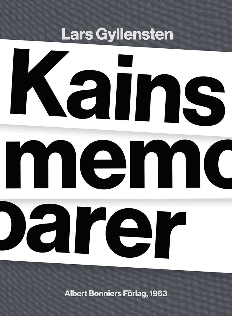 Lars Gyllensten - Kains memoarer, E-bok