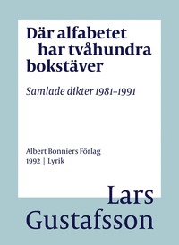 e-Bok Där alfabetet har tvåhundra bokstäver  samlade dikter 1981 1991 <br />                        E bok