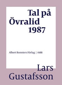 e-Bok Tal på Övralid 1987 <br />                        E bok