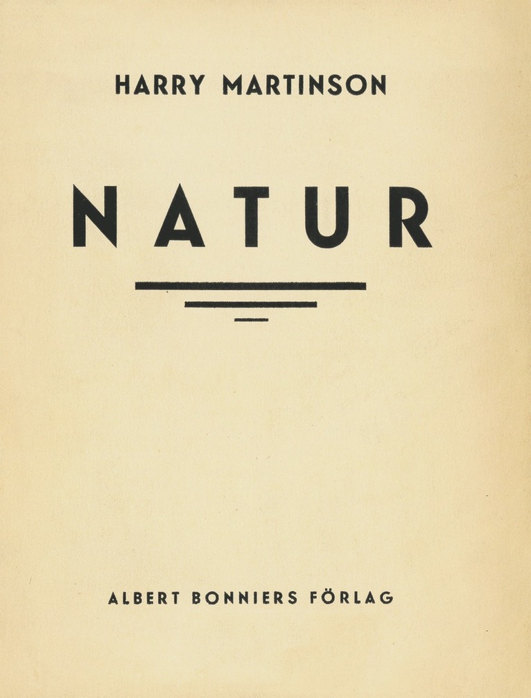 Harry Martinson - Natur : dikter, E-bok