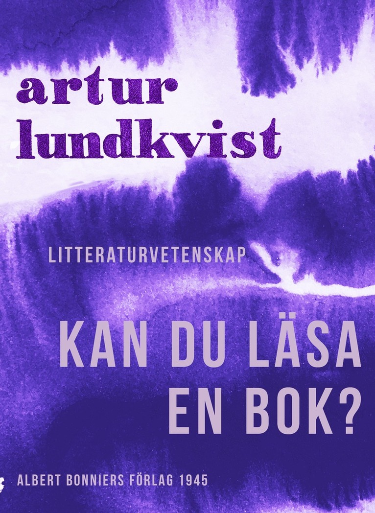 Artur Lundkvist - Kan du läsa en bok?, E-bok