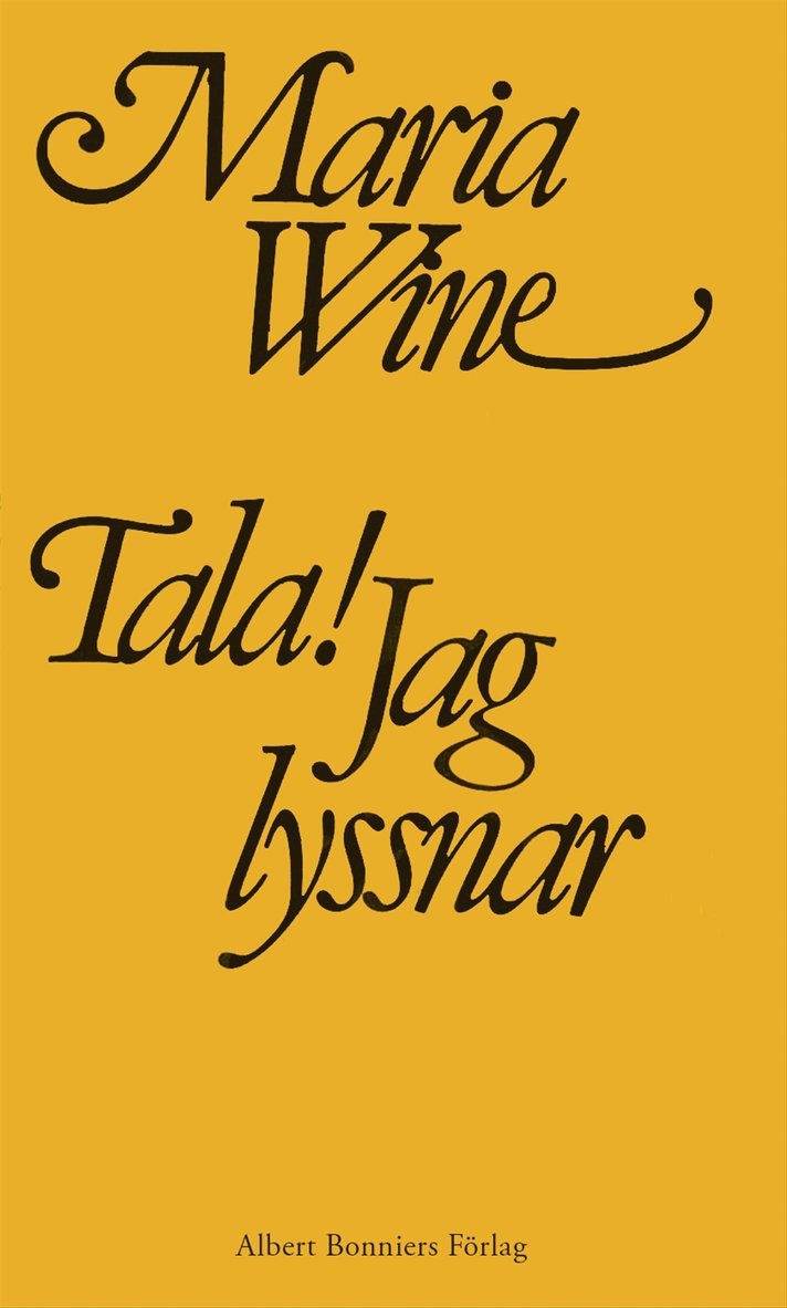 Maria Wine - Tala! Jag lyssnar, E-bok