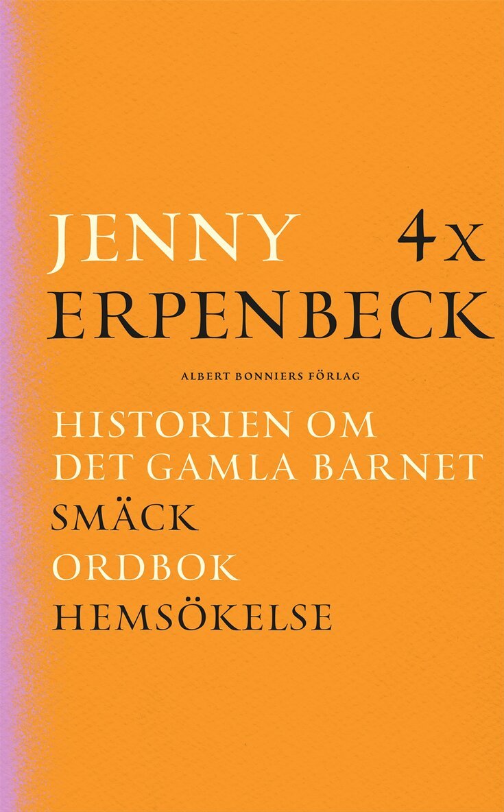 Jenny Erpenbeck - 4 x Erpenbeck : Historien om det gamla barnet; Smäck; Ordbok; Hemsökelse, E-bok