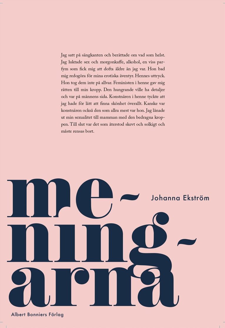 Johanna Ekström - Meningarna, E-bok
