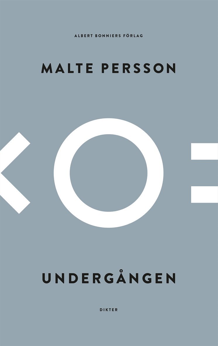 Malte Persson - Undergången, Inbunden