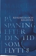 P spaning efter den tid som flytt. VIII, Resumer och register