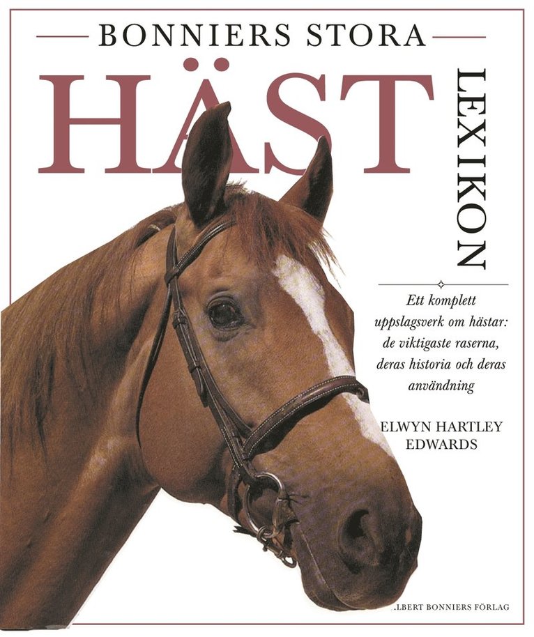 Elwyn Hartley Edwards - Bonniers stors hästlexikon, Kartonnage