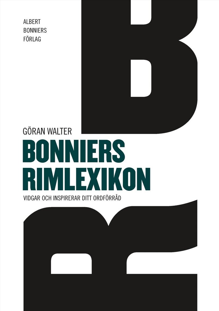 Göran Walter - Bonniers rimlexikon : vidgar och inspirerar ditt ordföråd, Inbunden