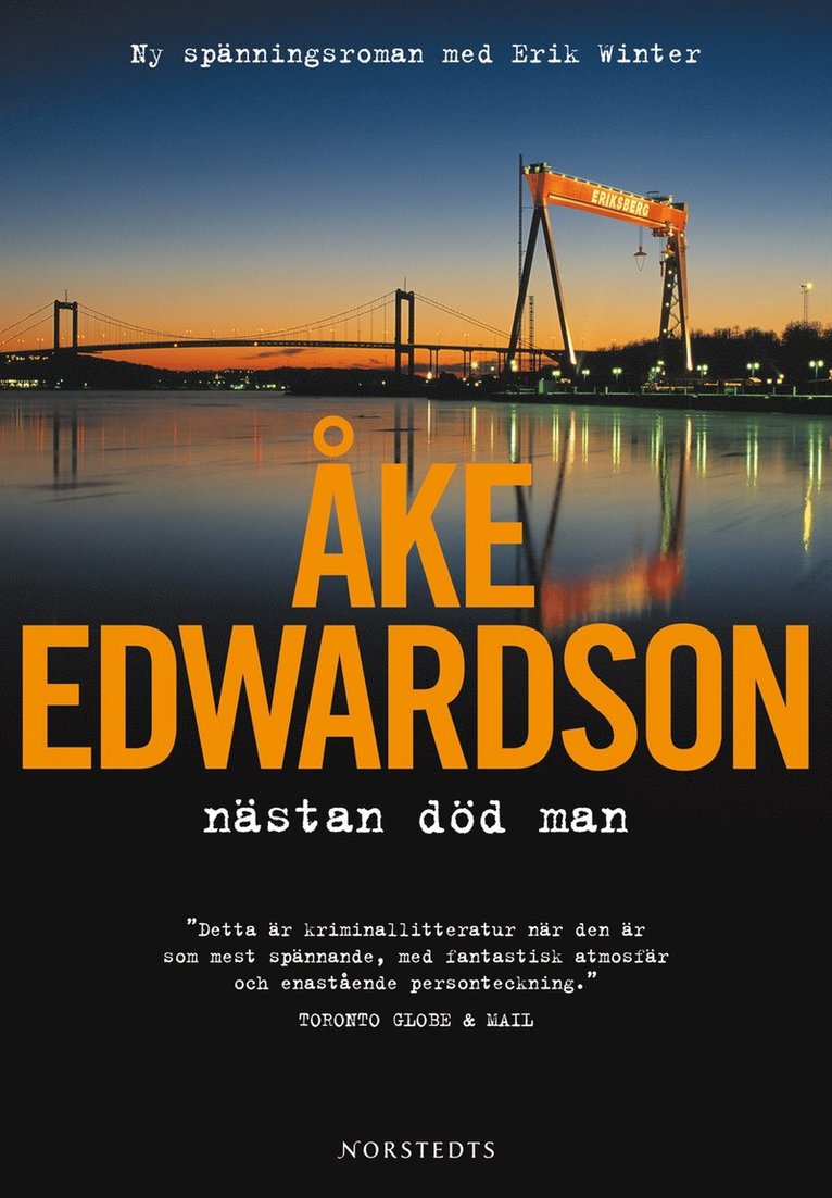 Åke Edwardson - Nästan död man, Kartonnage