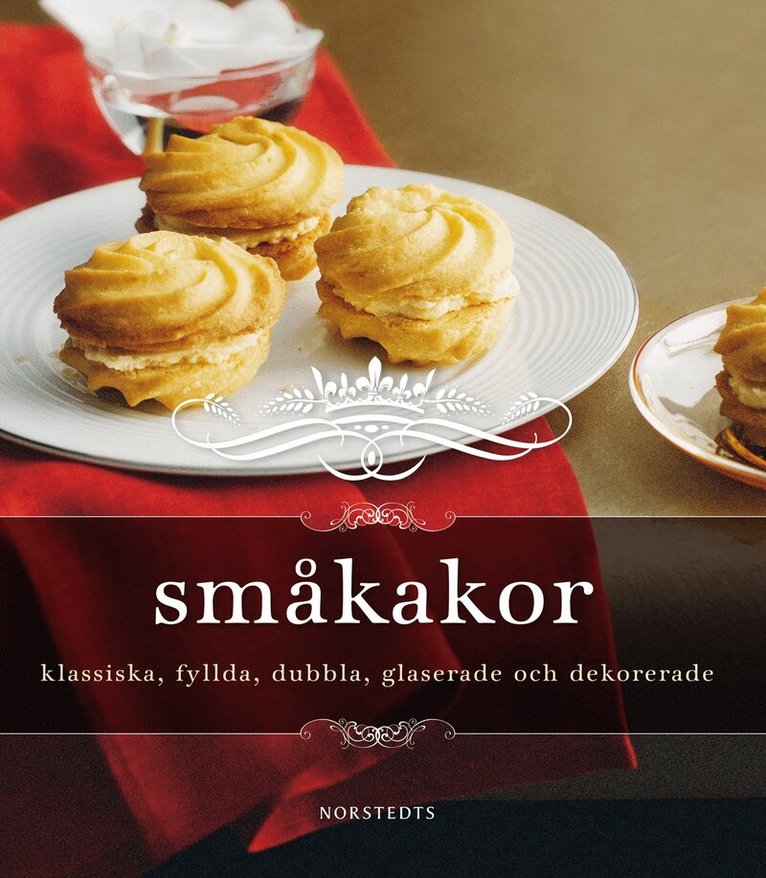 Småkakor : klassiska, fyllda, dubbla, glaserade och dekorerade, Inbunden