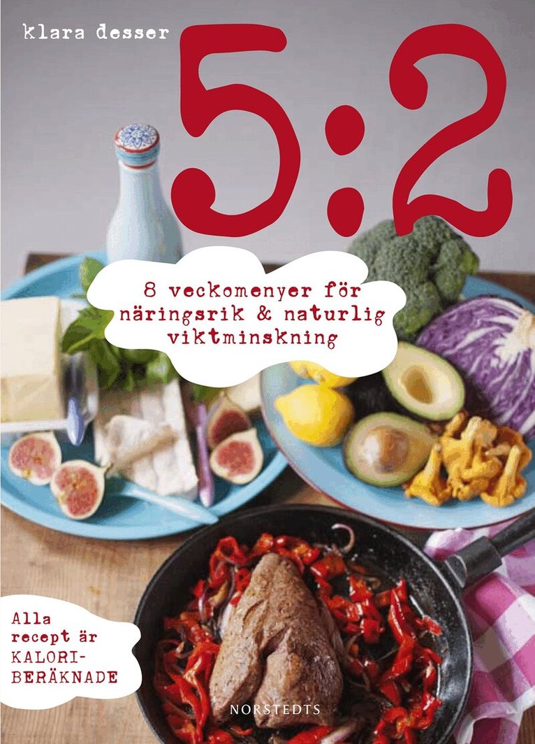 Klara Desser - 5:2 : 8 veckomenyer för näringsrik & naturlig viktminskning, Inbunden