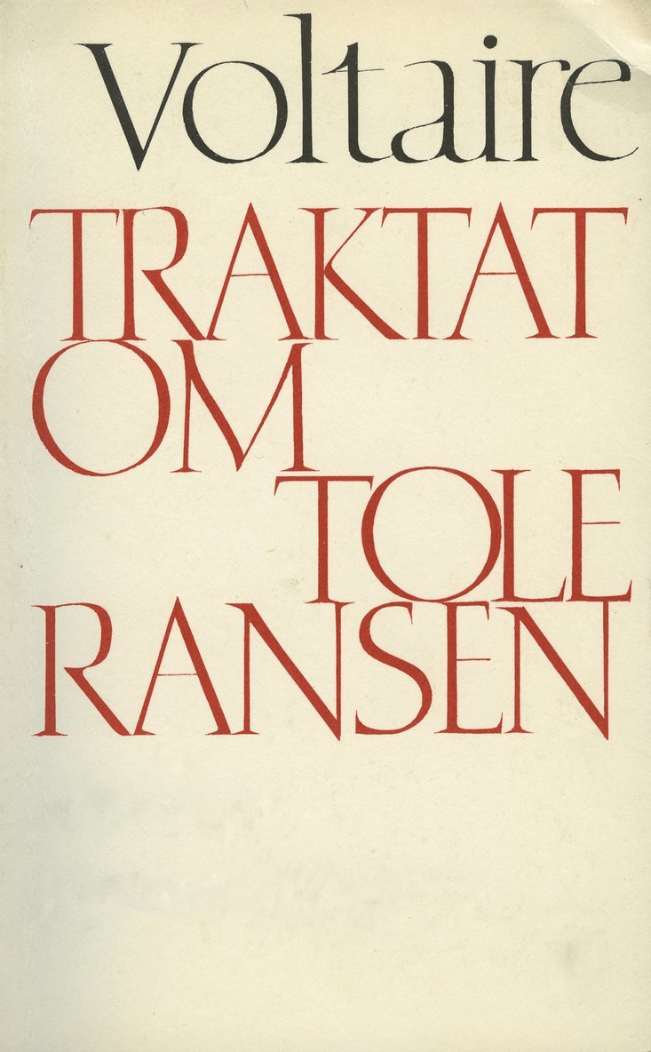 François Marie Arouet de Voltaire - Traktat om toleransen, E-bok