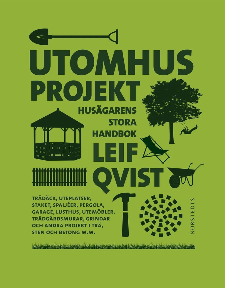 Leif Qvist - Utomhusprojekt : Husägarens stora handbok, Inbunden