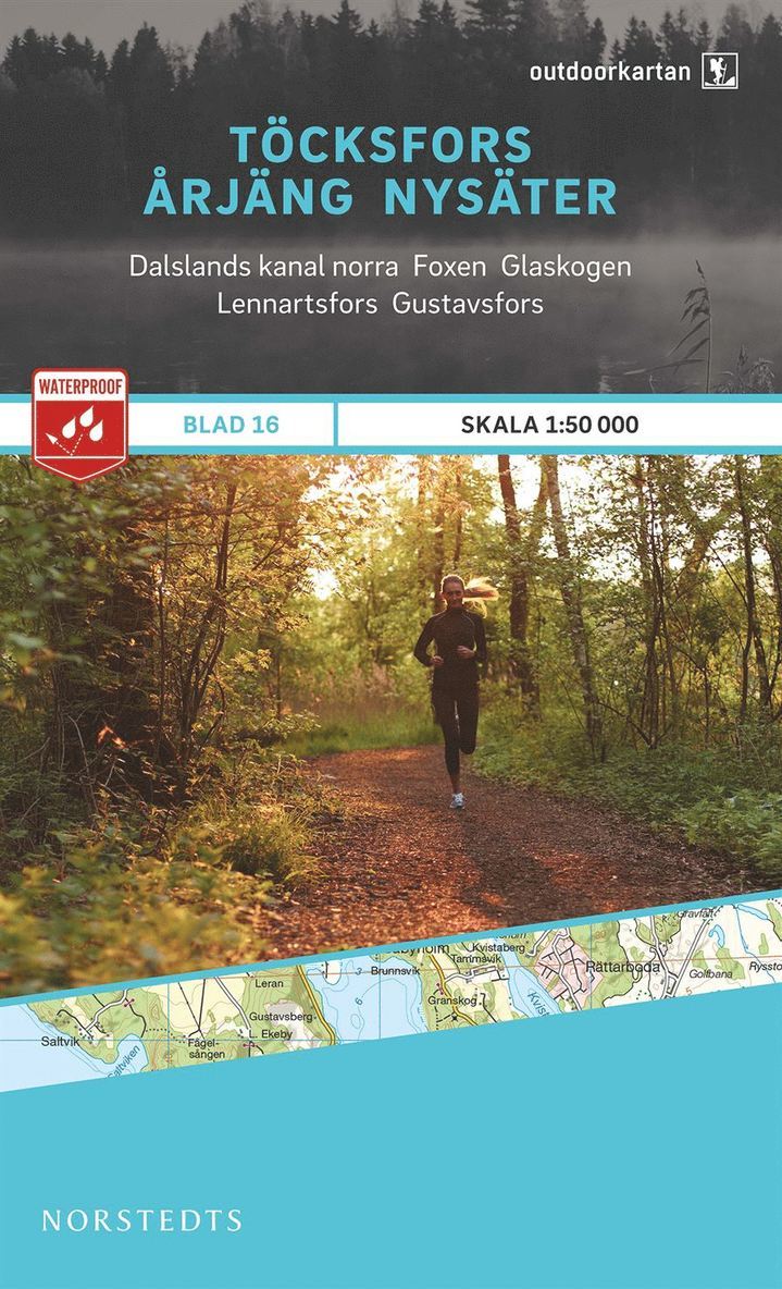 Norstedts kartor - Outdoorkartan Töcksfors Årjäng Nysäter : Blad 16 skala 1:50000, Övrigt
