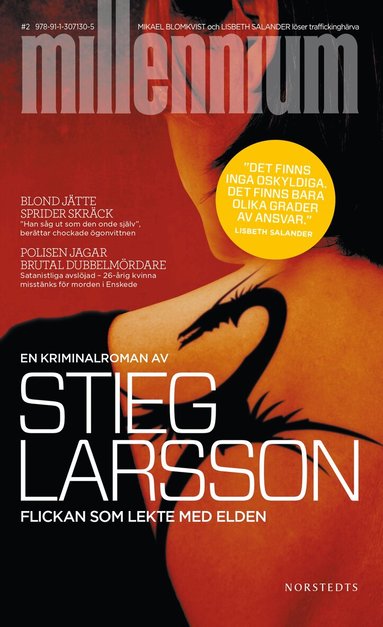Stieg Larsson - Flickan som lekte med elden, Pocket