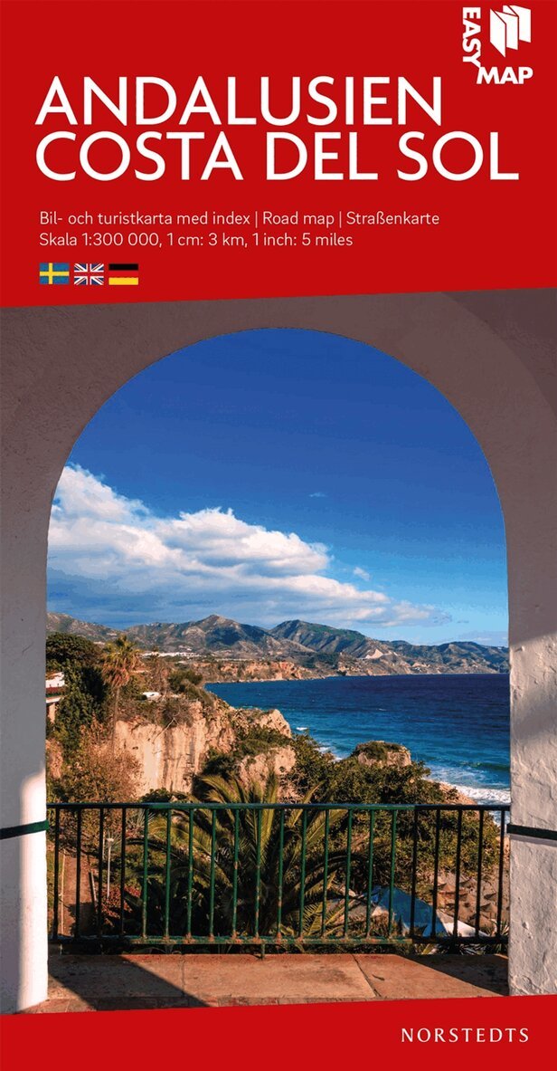 Andalusien Costa del Sol EasyMap : Skala 1:300.000
