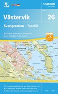 26 Vstervik Sverigeserien Topo50 : Skala 1:50 000
