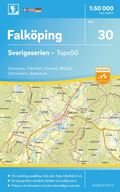 30 Falköping Sverigeserien Topo50 : Skala 1:50 000