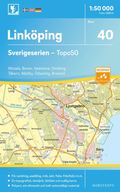 40 Linköping Sverigeserien Topo50 : Skala 1:50 000