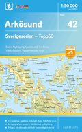 42 Ark�sund Sverigeserien Topo50 : Skala 1:50 000
