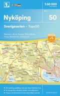 50 Nyköping Sverigeserien Topo50 : Skala 1:50 000