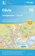 78 Gvle Sverigeserien Topo50 : Skala 1:50 000