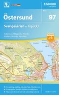 97 Östersund Sverigeserien Topo50 : Skala 1:50 000