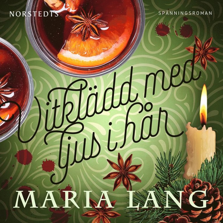 Maria Lang - Vitklädd med ljus i hår, Ljudbok